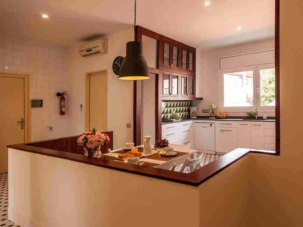 Villa vacacional en Sitges: cocina