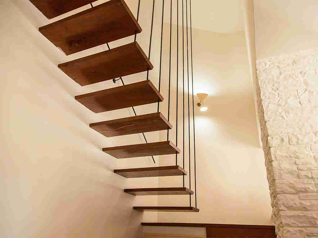 Villa vacacional en Sitges: escaleras