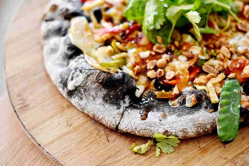 Restaurants végétariens à Barcelone: trés bonne pizza