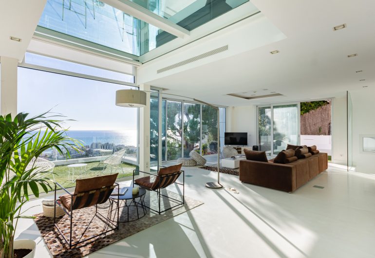 villa with sea views in sitges